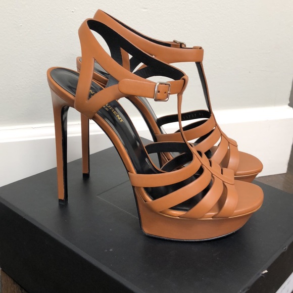 Saint Laurent , YSL Caramel heels - Picture 2 of 9